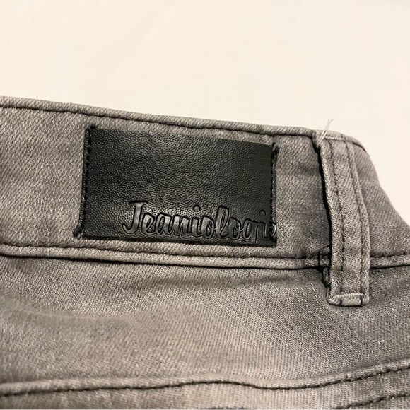 Jeaniologie Women Size 6 High Rise Skinny Jeans Distressed - Picture 13 of 16